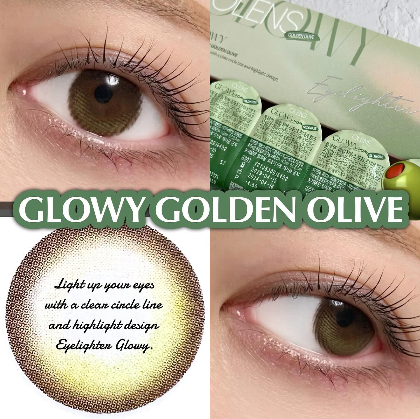 Glowy 1day/OLENS/ワンデー（１DAY）カラコンを使ったクチコミ（1枚目）