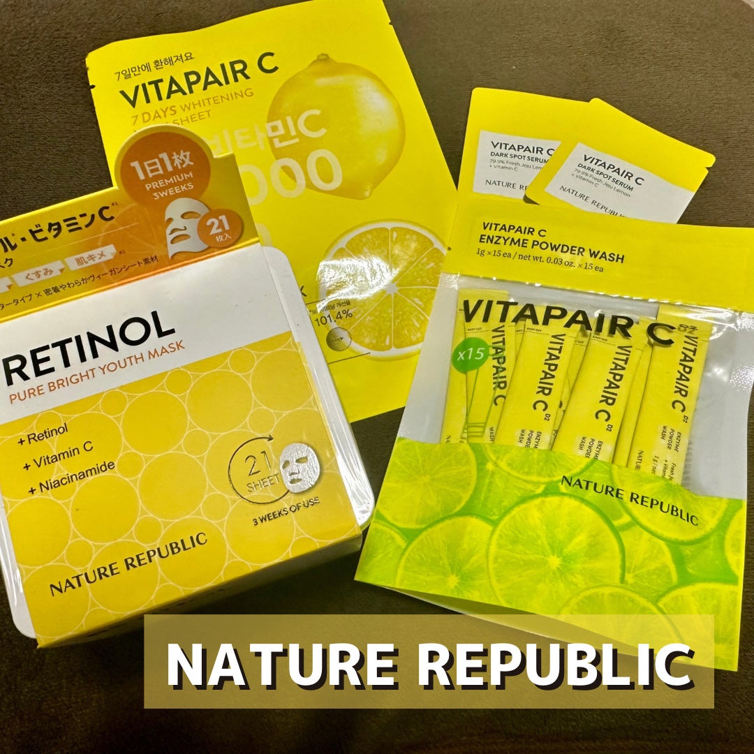 ビタペアC 7DAYS ホワイトニングマスクシート/ネイチャーリパブリック/シートマスク・パックを使ったクチコミ(1枚目)