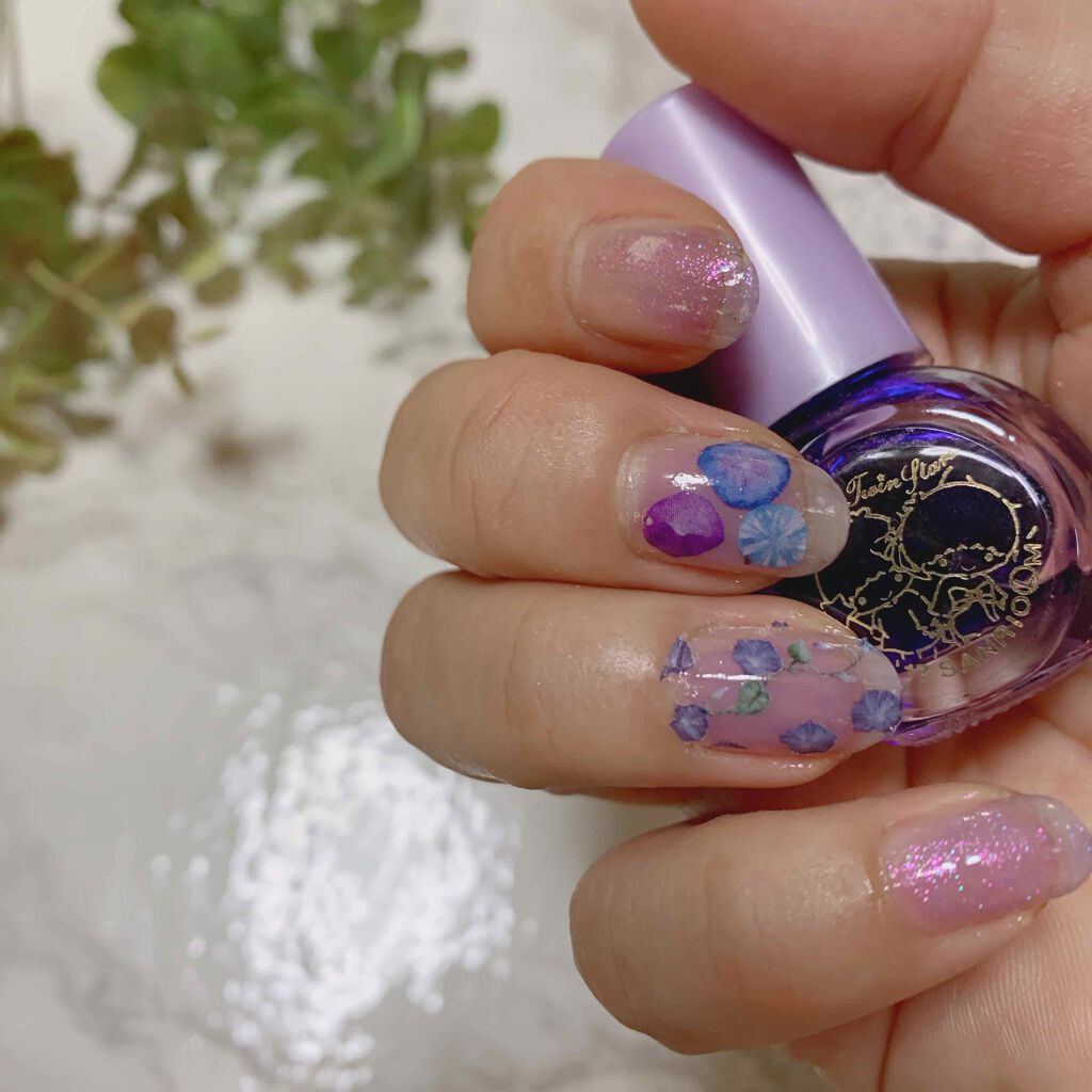 しずくネイルシール/キャンドゥ/ネイルシールを使ったクチコミ（1枚目）