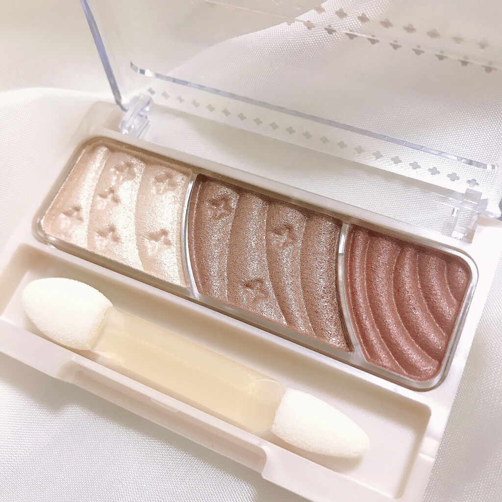 トーンアップアイシャドウ/CEZANNE/アイシャドウパレットを使ったクチコミ（3枚目）