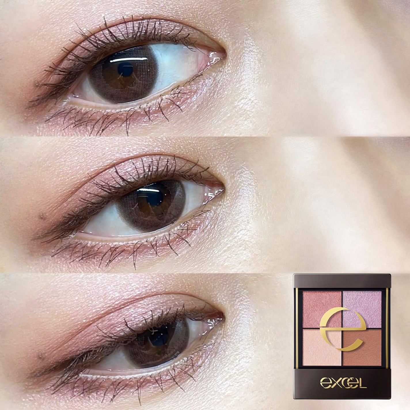 リアルクローズシャドウ/excel/アイシャドウパレットを使ったクチコミ(1枚目)