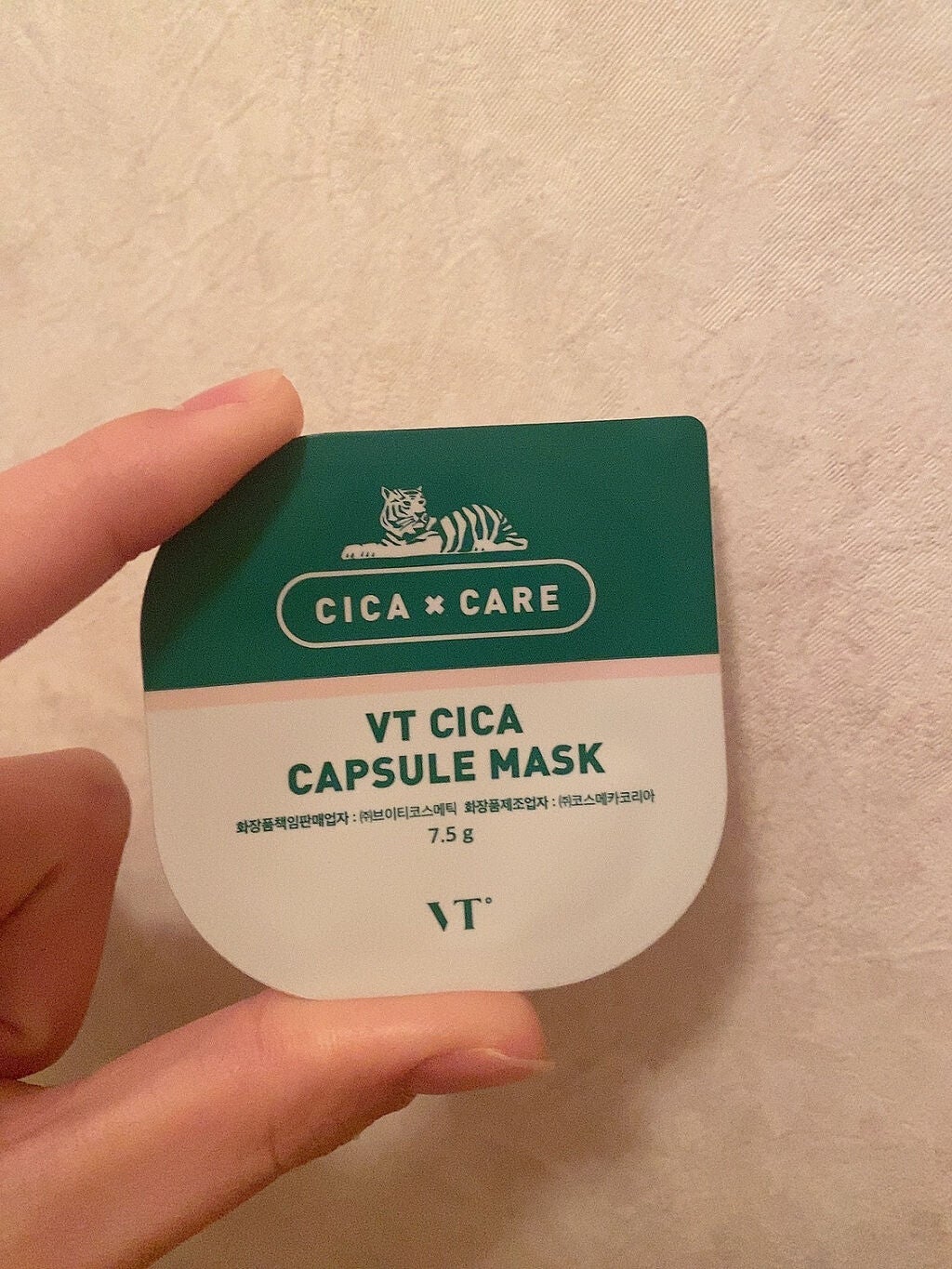 CICA カプセルマスク/VT/洗い流すパック・マスクを使ったクチコミ(1枚目)