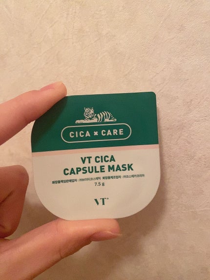 CICA カプセルマスク/VT/洗い流すパック・マスクを使ったクチコミ(1枚目)