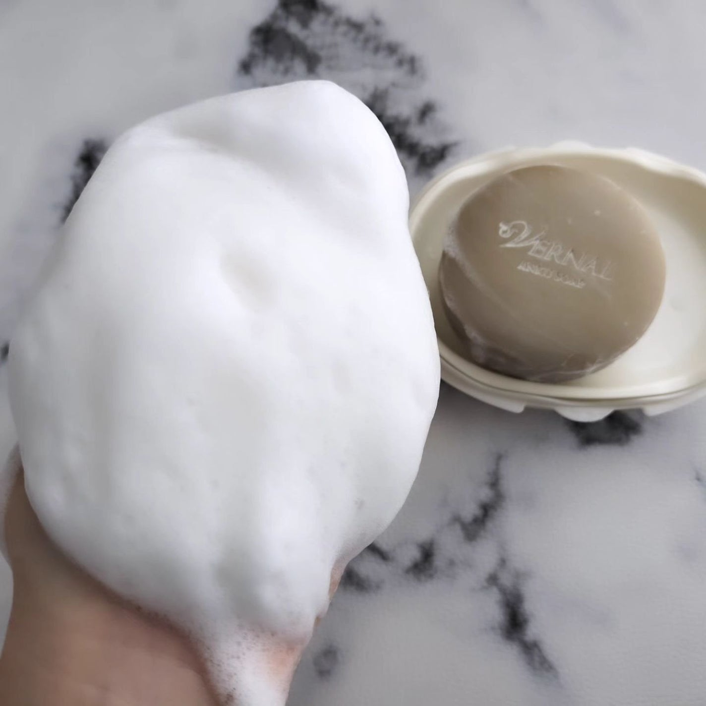 アンク ソープ/ヴァーナル/洗顔石鹸を使ったクチコミ(3枚目)