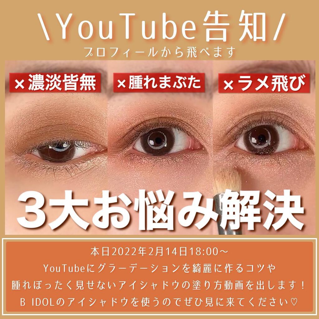 THE アイパレR/b idol/アイシャドウパレットを使ったクチコミ(6枚目)