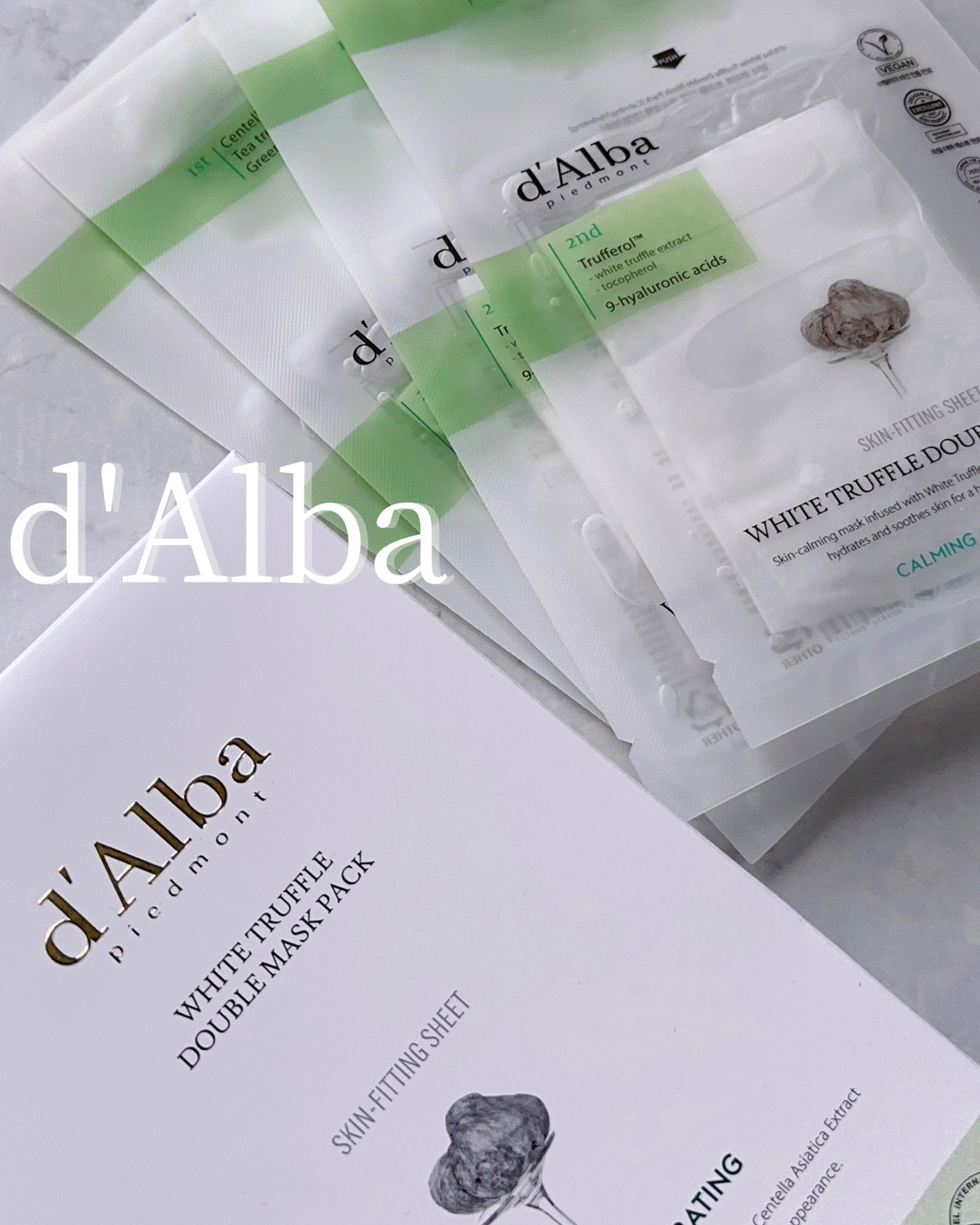 ホワイトトリュフダブルマスクパック(鎮静/保湿) /ダルバ/シートマスク・パックを使ったクチコミ(1枚目)