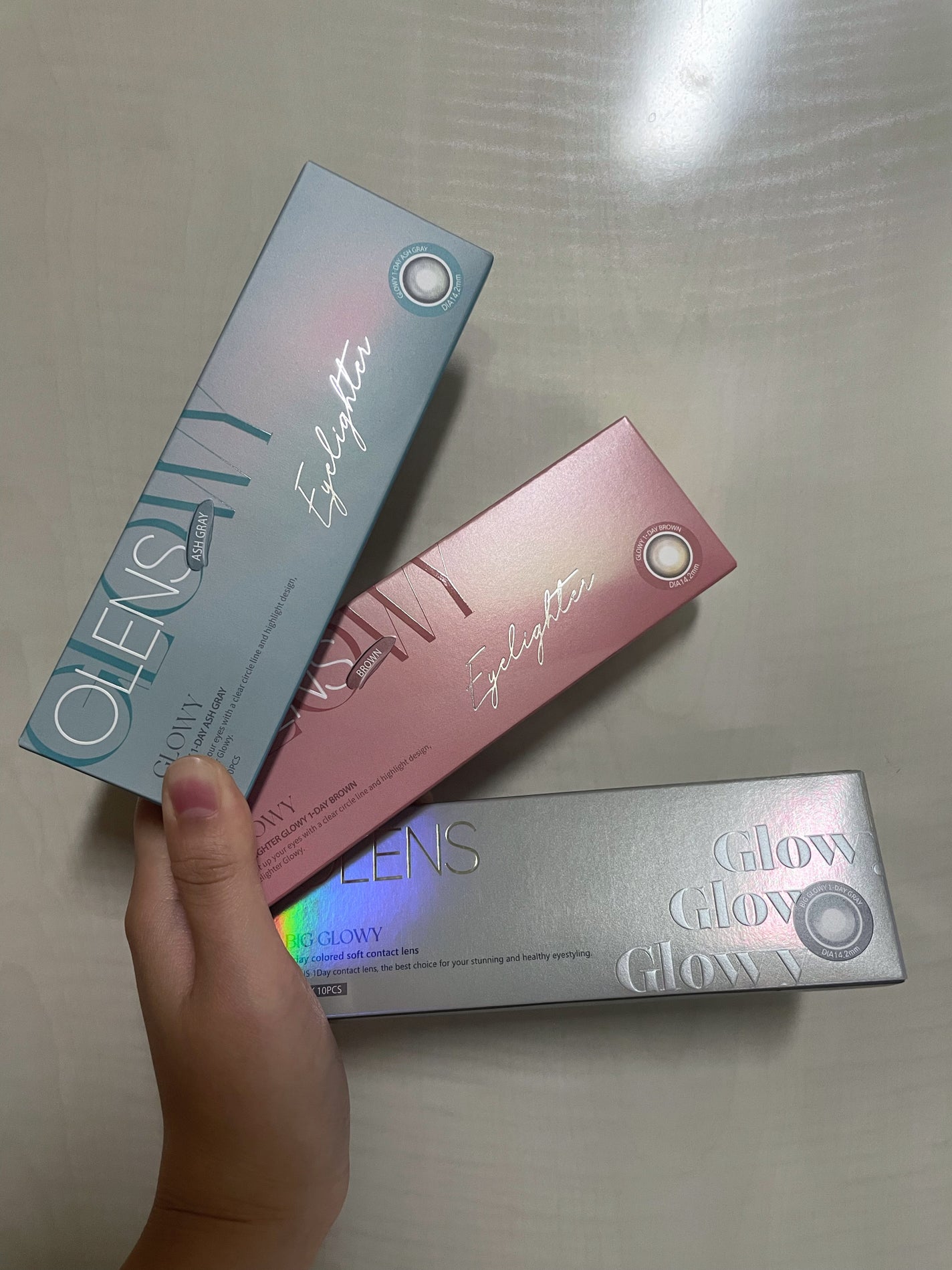 Glowy 1day/OLENS/ワンデー(1DAY)カラコンを使ったクチコミ(3枚目)