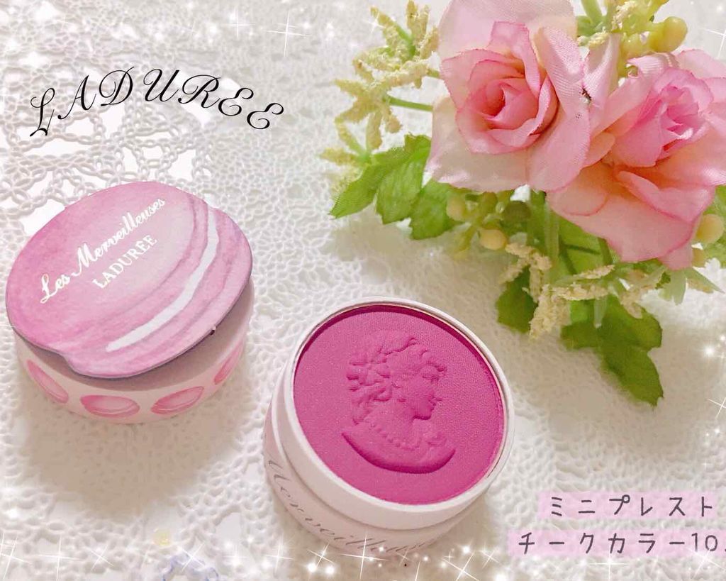 ミニ プレスト チークカラー/レ・メルヴェイユーズ ラデュレ/パウダーチークを使ったクチコミ(1枚目)