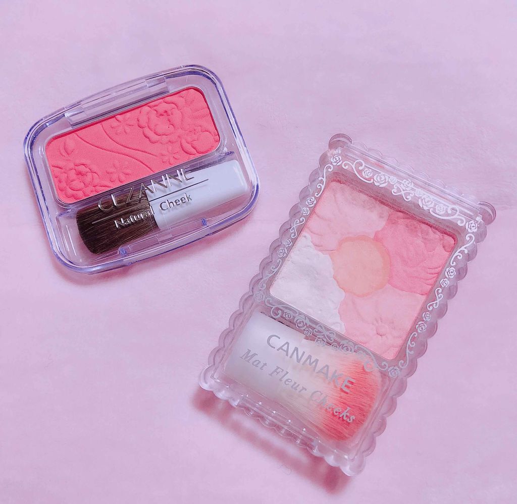 マットフルールチークス/キャンメイク/パウダーチークを使ったクチコミ(1枚目)