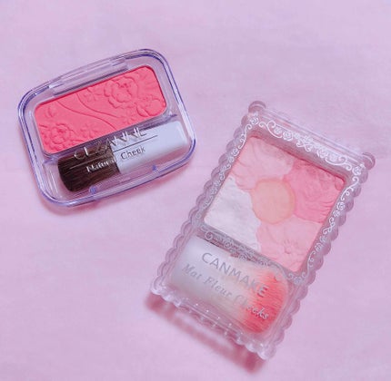 マットフルールチークス/キャンメイク/パウダーチークを使ったクチコミ(1枚目)