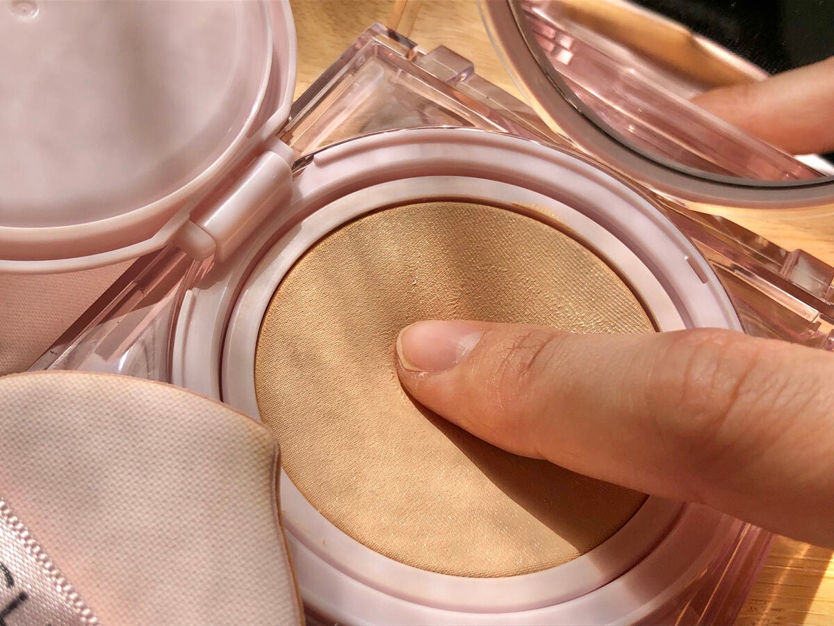 キル カバー メッシュ グロウ クッション/CLIO/クッションファンデーションを使ったクチコミ(2枚目)