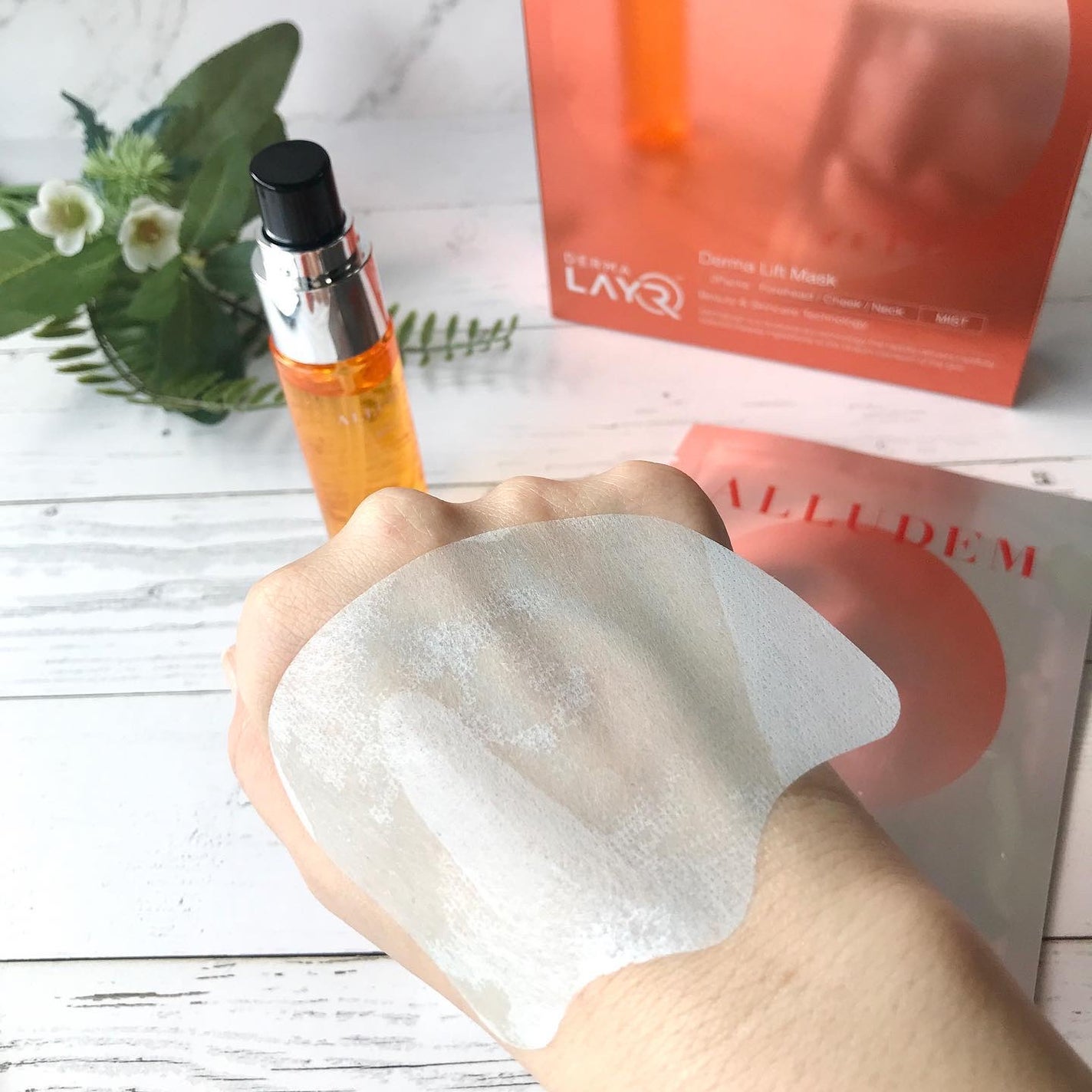 Derma Lift Mask/ALLUDEM/スキンケアキットを使ったクチコミ(4枚目)