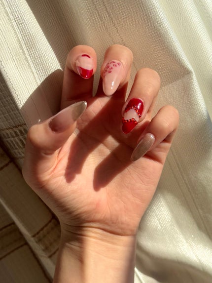 BRG ジェルネイル/DAISO/ジェルネイルを使ったクチコミ(1枚目)