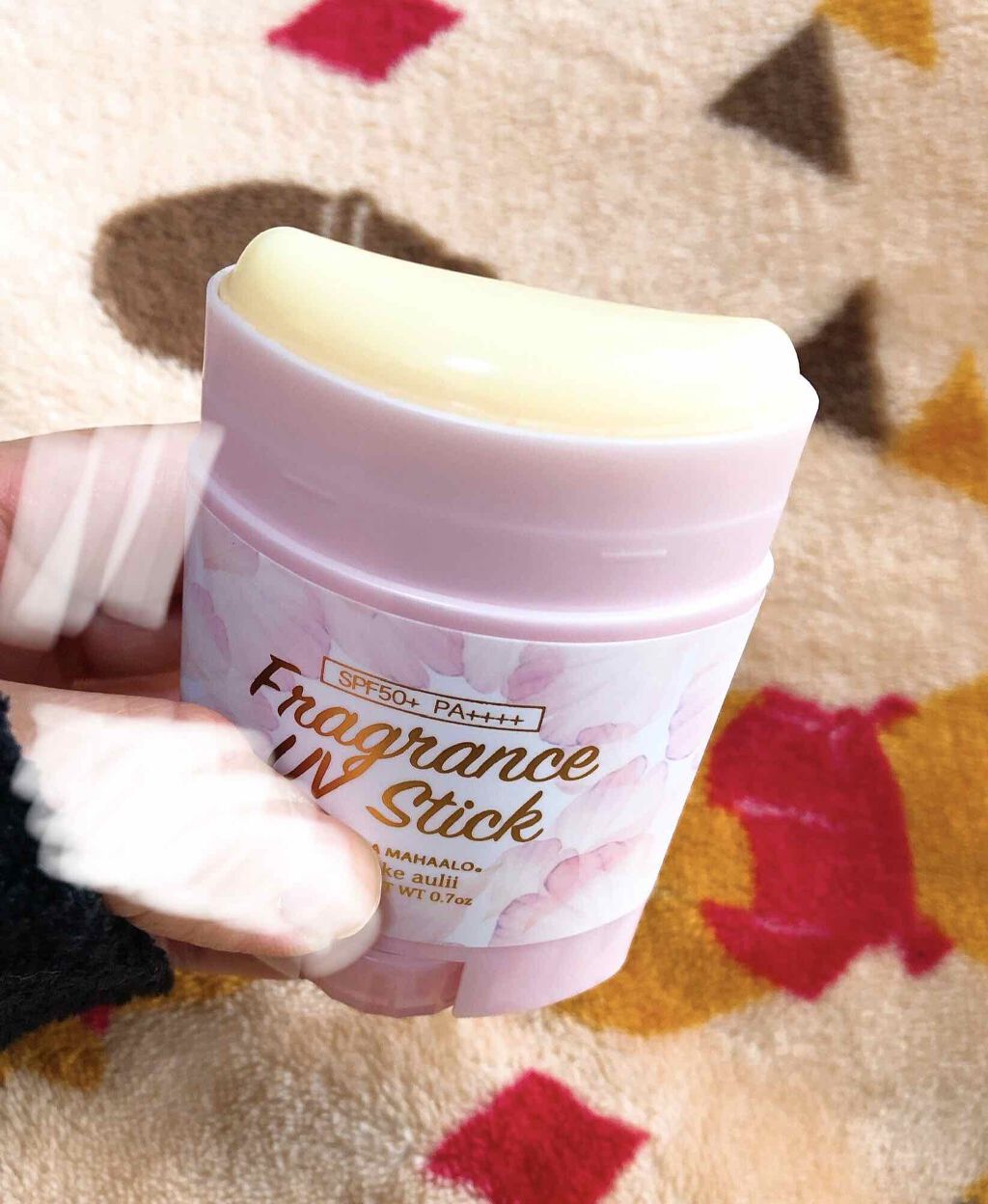 フレグランスUVスティック ピカケアウリィ〈日やけ止めスティック〉/OHANA MAHAALO/日焼け止めスティックを使ったクチコミ（2枚目）