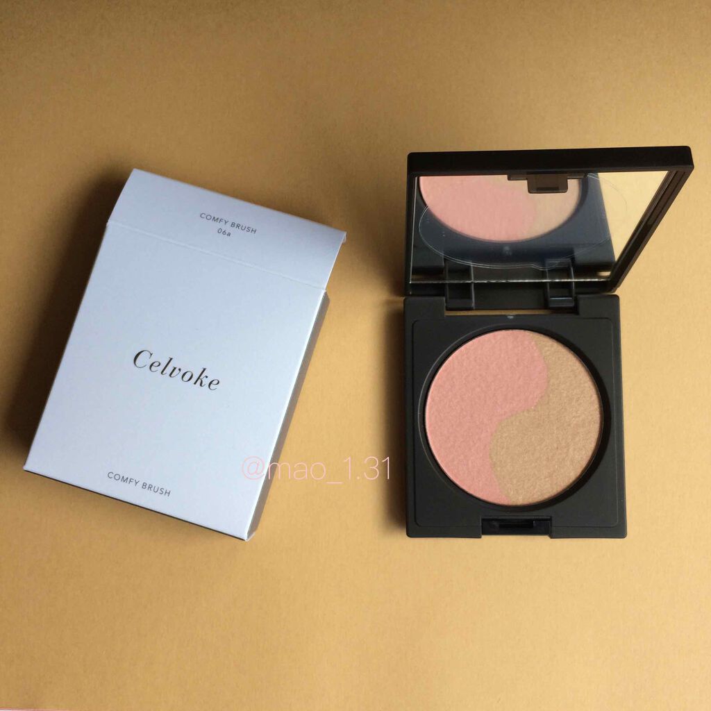 セルヴォーク カムフィー ブラッシュ/Celvoke/パウダーチークを使ったクチコミ(1枚目)
