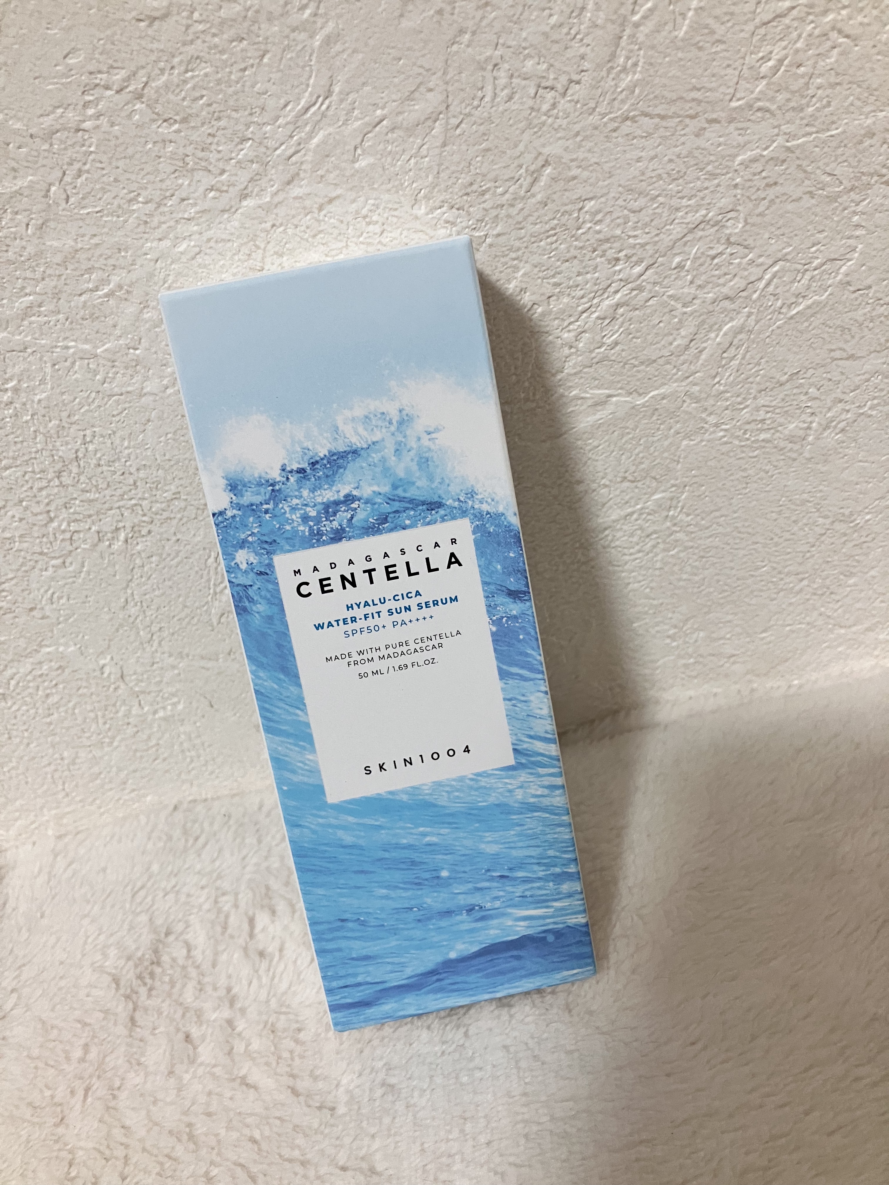 ヒアルーシカ ウォーターフィット サンセラム/SKIN1004/日焼け止めローションを使ったクチコミ（1枚目）