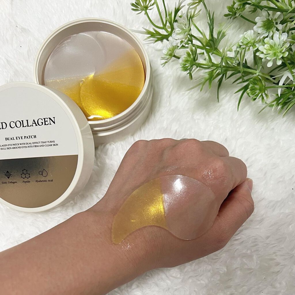 GOLD COLLAGEN DUAL EYE PATCH/SNP/アイケア・アイクリームを使ったクチコミ(3枚目)