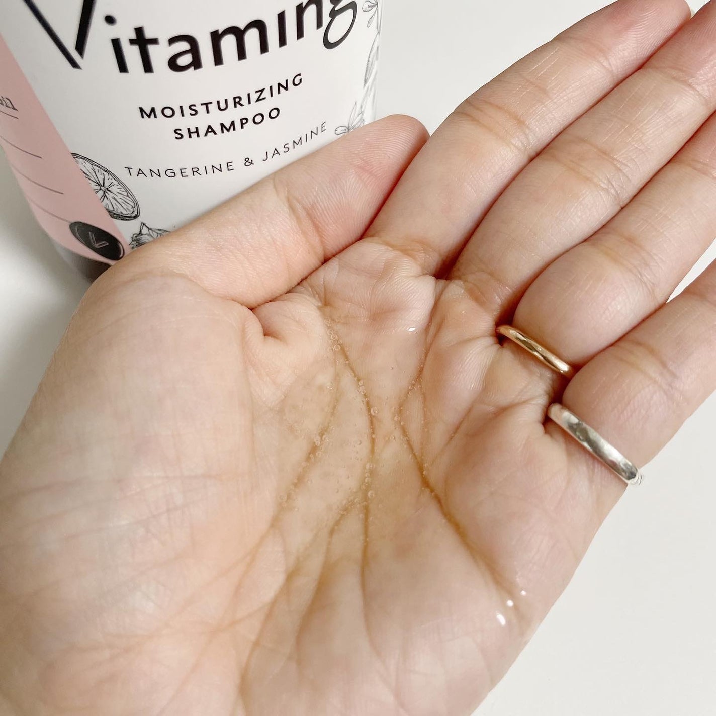 モイストシャンプー/トリートメント(タンジェリン&ジャスミンの香り)/Vitaming/市販シャンプーを使ったクチコミ(2枚目)