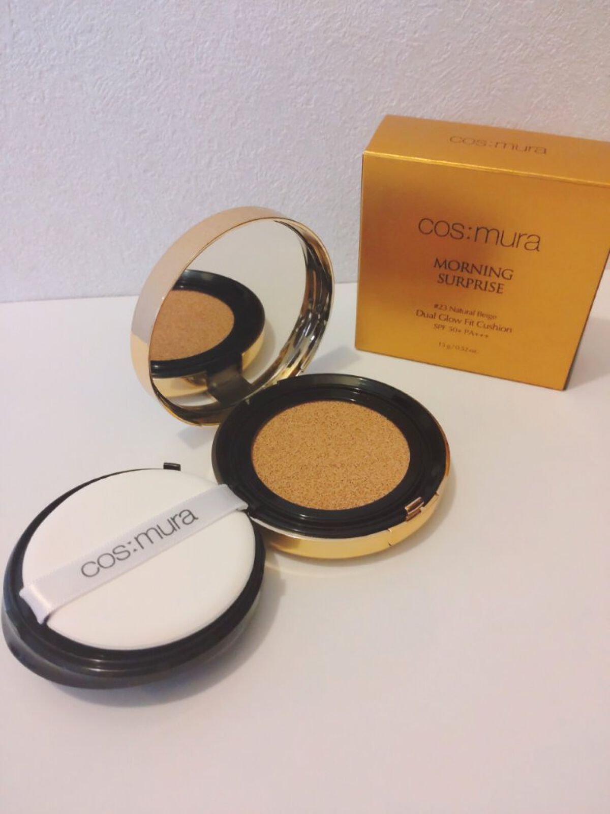 デュアルグローフィットクッション/cos:mura/クッションファンデーションを使ったクチコミ（3枚目）