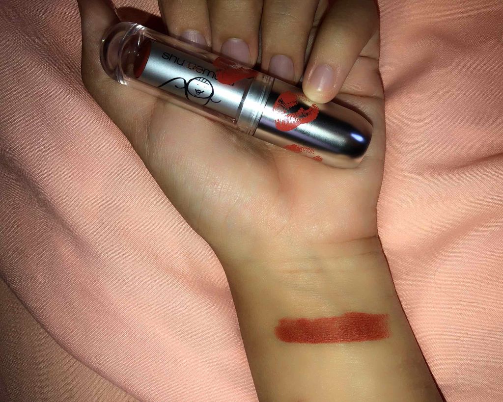 ルージュ アンリミテッド マット/shu uemura/口紅を使ったクチコミ（2枚目）