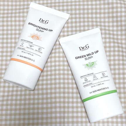 グリーンマイルドアップサンプラス/Dr.G/日焼け止めクリームを使ったクチコミ(1枚目)