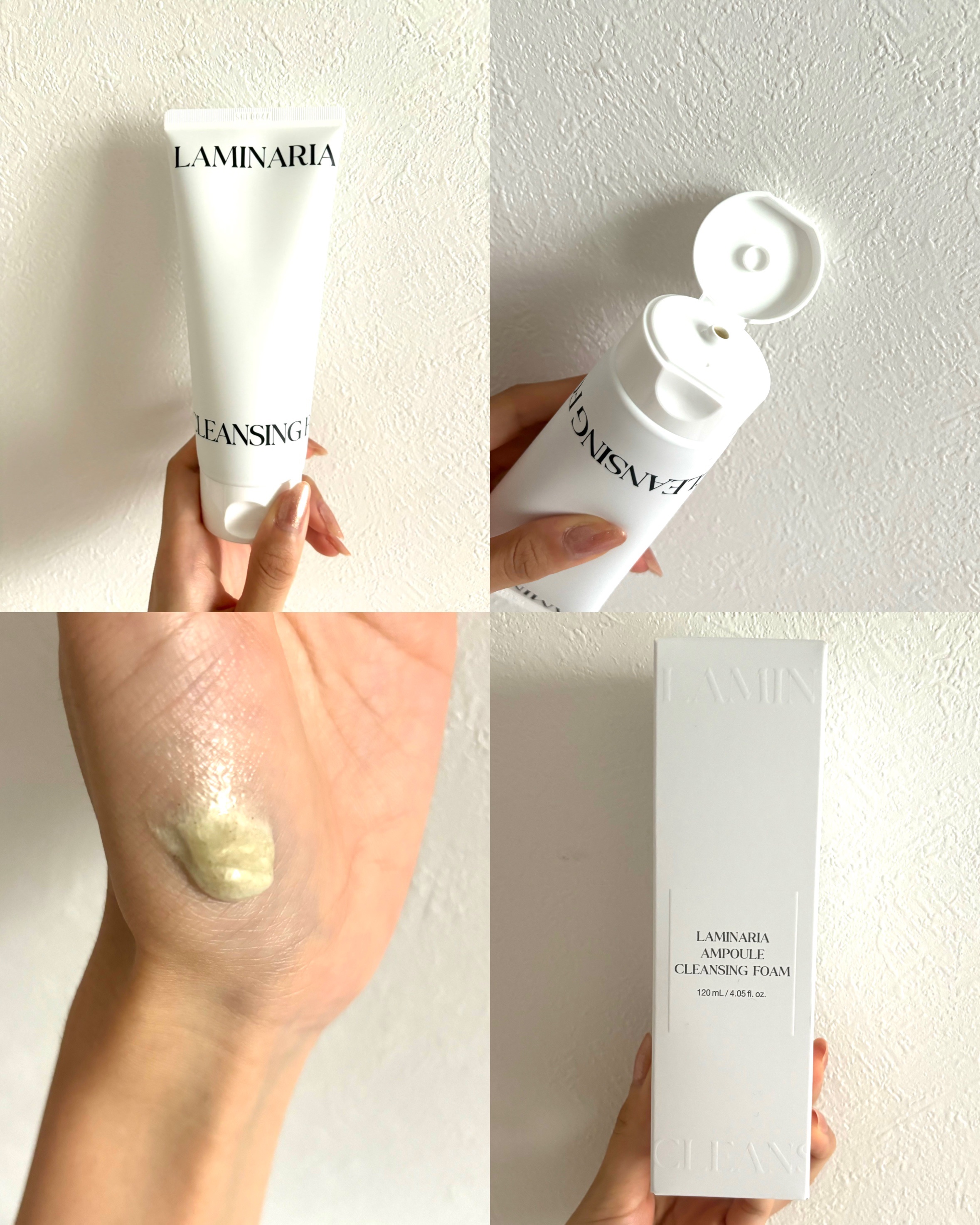 ラミナリア アンプル クレンジングフォーム/ShionLe/洗顔フォームを使ったクチコミ（2枚目）