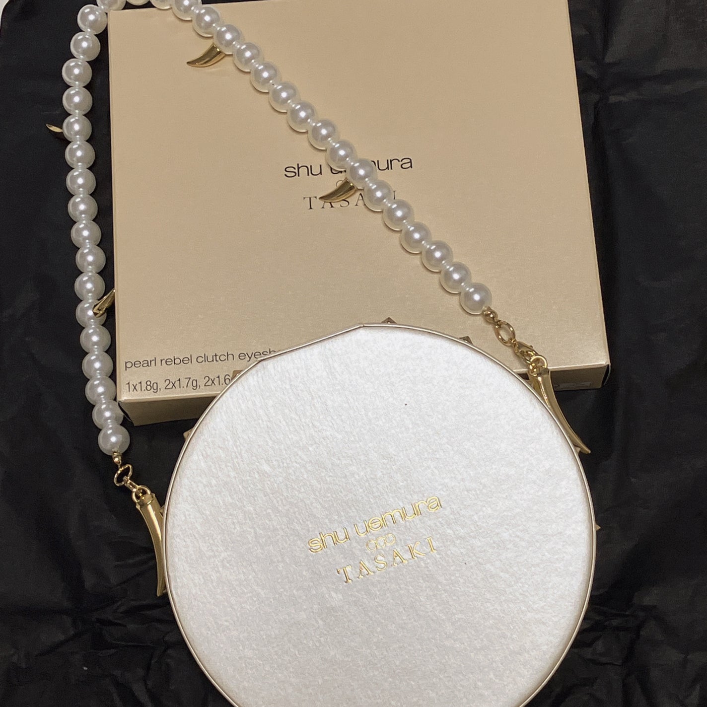 パール レベル クラッチ アイシャドー パレット/shu uemura/アイシャドウパレットを使ったクチコミ(2枚目)