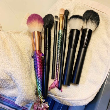 UR GLAM　FACE BRUSH/U R GLAM/メイクブラシを使ったクチコミ（1枚目）