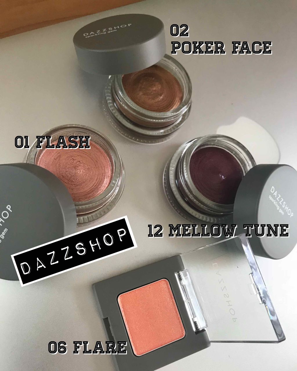 スパークリング ジェム/DAZZSHOP/ジェル・クリームアイシャドウを使ったクチコミ(1枚目)