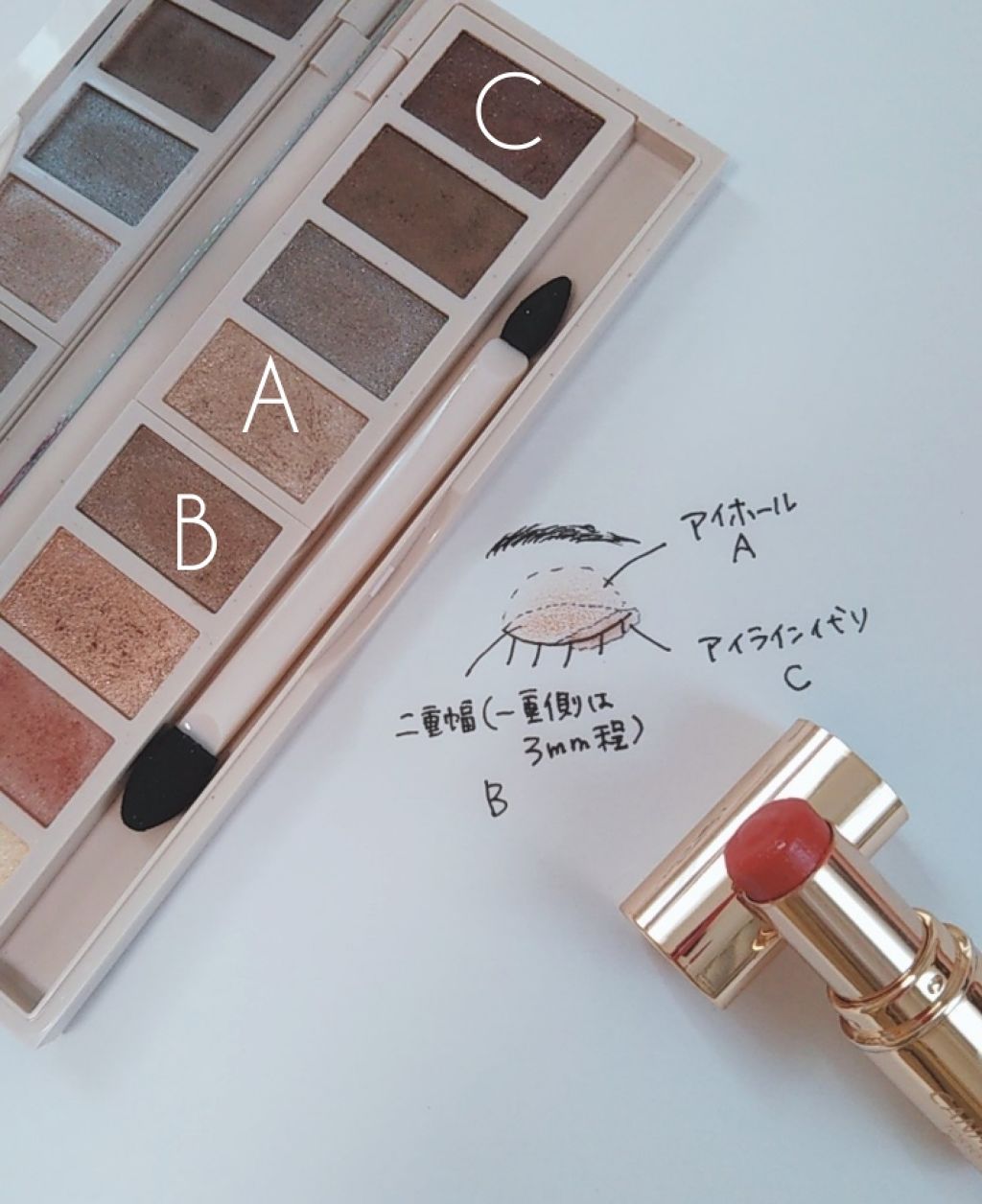 グラマラスヌード アイパレット (クリスマスコフレ 2017)/Visée/メイクアップキットを使ったクチコミ（1枚目）