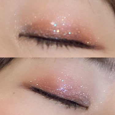 TWINKLE POP Pearl Flex Glitter Eye Palette ヘイ、ブラウン/CLIO/アイシャドウパレットを使ったクチコミ（3枚目）