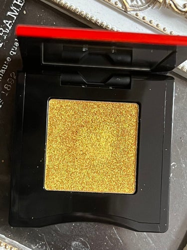 ポップ パウダージェル アイシャドウ 13 Kan-Kan Gold/SHISEIDO/パウダーアイシャドウを使ったクチコミ（1枚目）