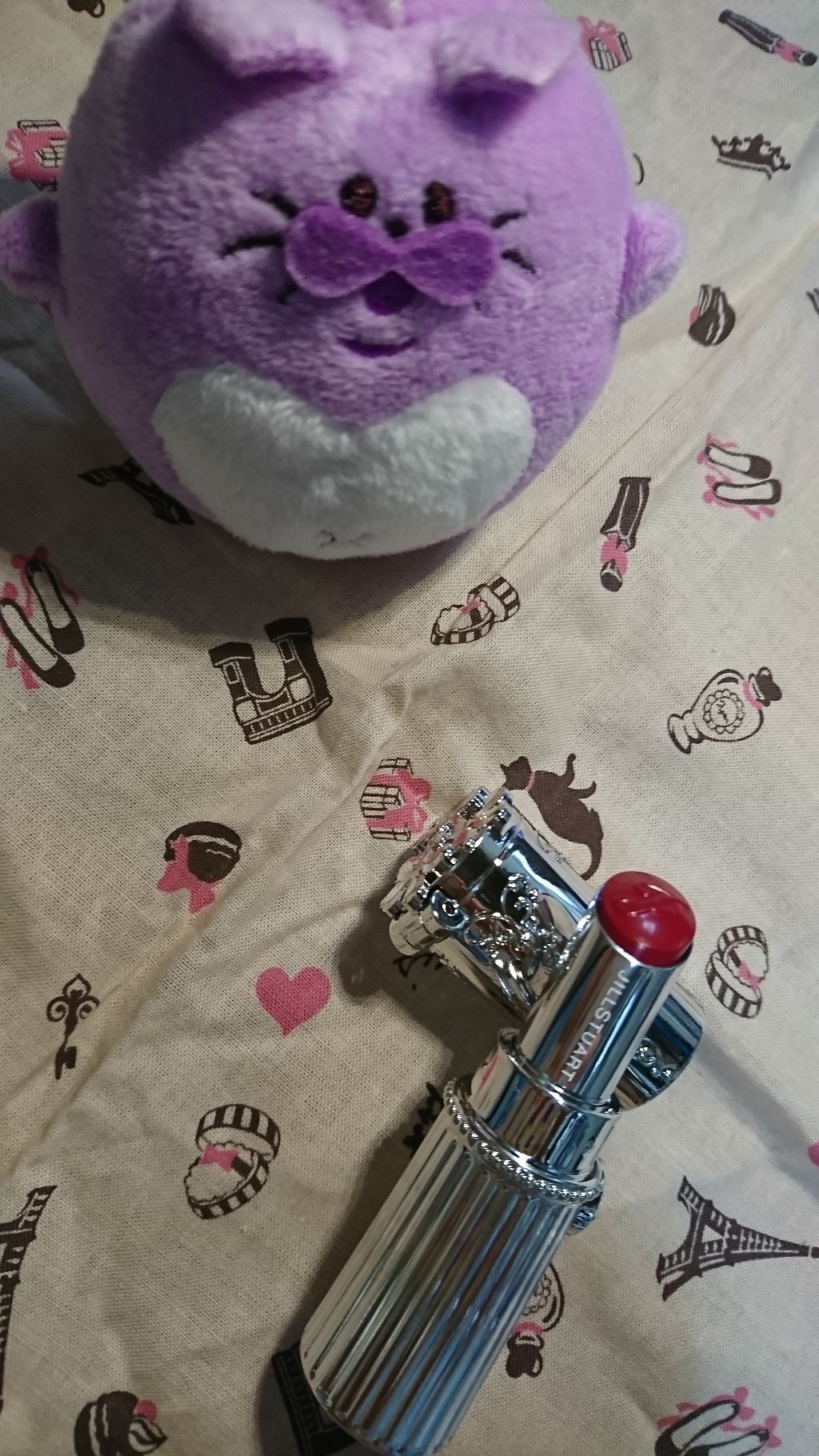 ジルスチュアート リップブロッサム ベルベット 12 lady dianthus ★限定色/JILL STUART/口紅を使ったクチコミ（1枚目）