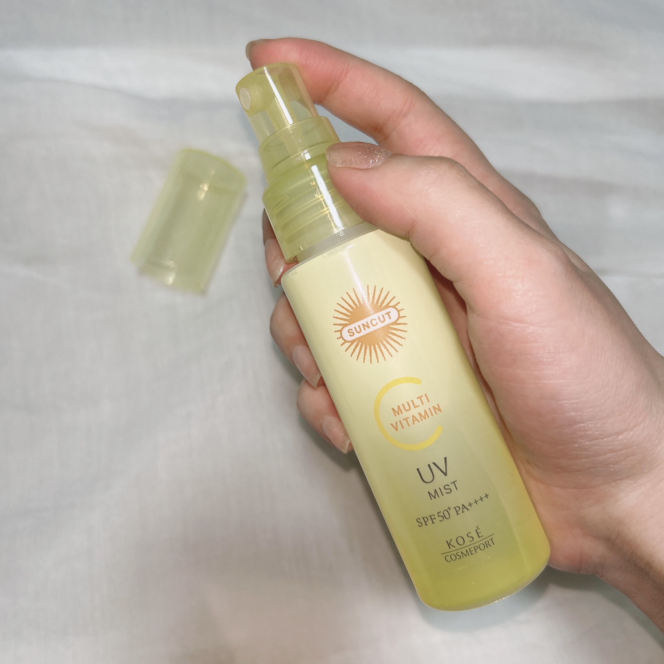 サンカット　UVミストV <日やけ止め美容液>/サンカット®/日焼け止めミスト・スプレーを使ったクチコミ（3枚目）