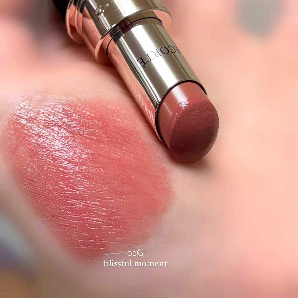 ルージュデコルテ　クリームグロウ/DECORTÉ/口紅を使ったクチコミ（2枚目）