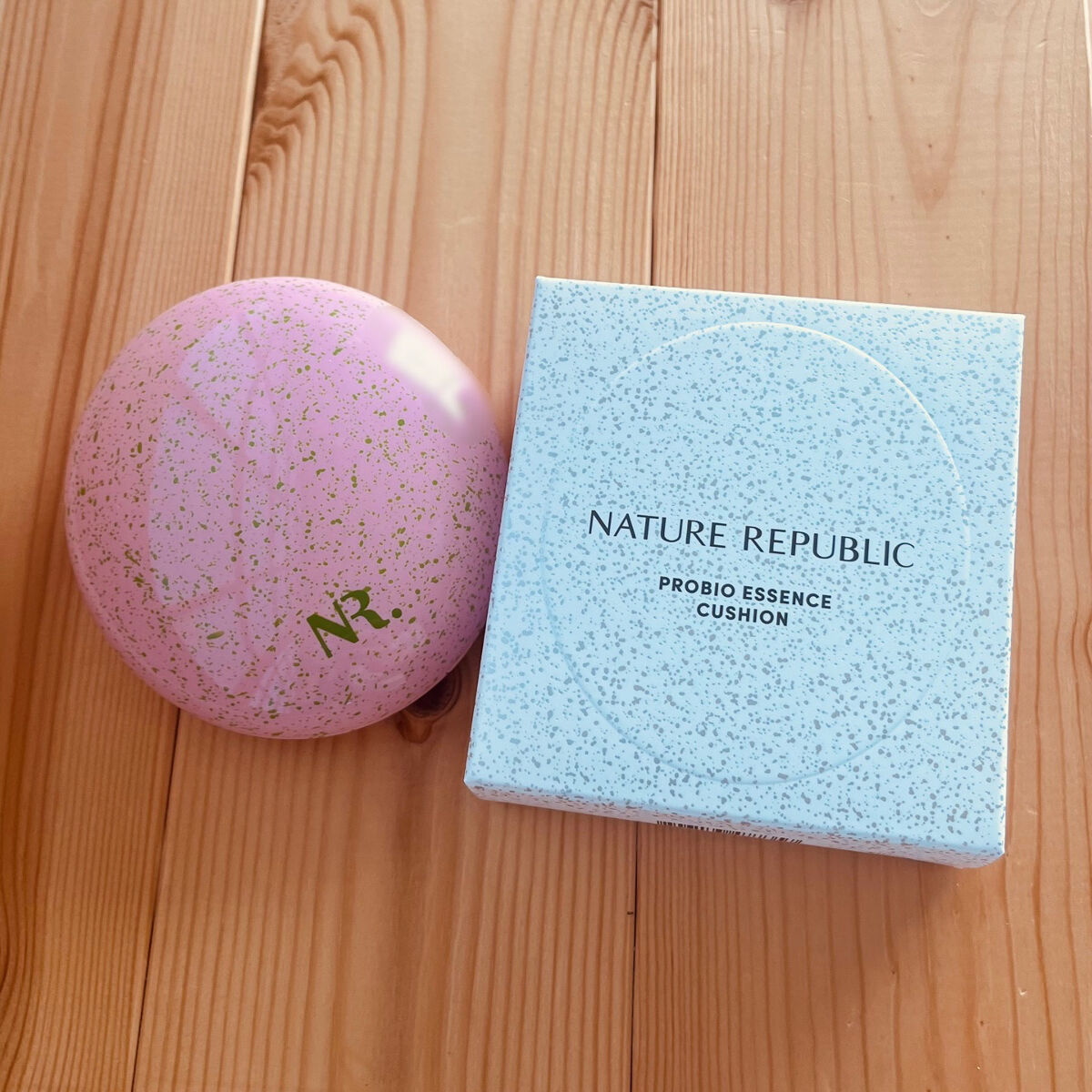 PROBIOエッセンスクッション/ネイチャーリパブリック/クッションファンデーションを使ったクチコミ（1枚目）
