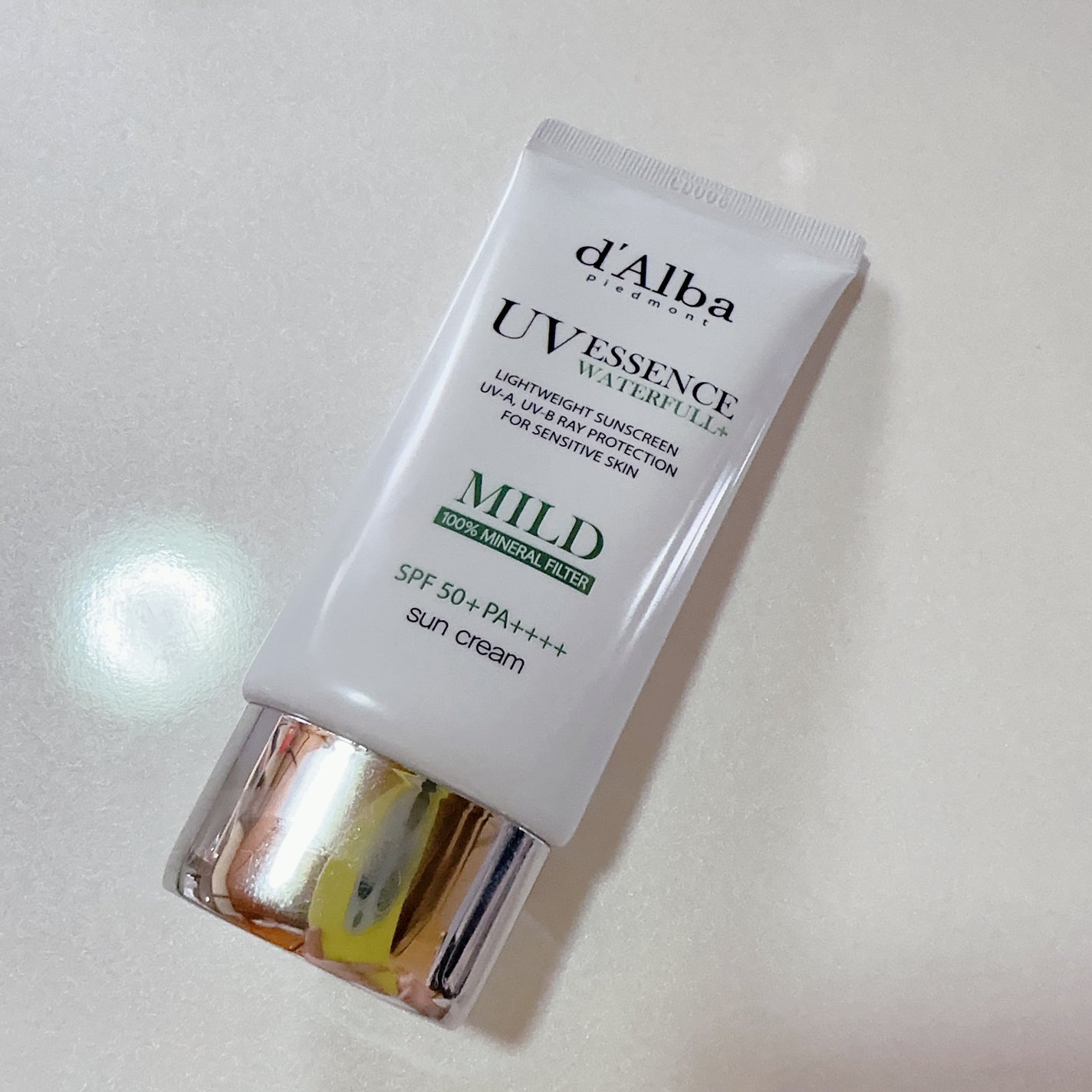 ウォータフルマイルドサンクリーム/ダルバ/日焼け止めクリームを使ったクチコミ(2枚目)