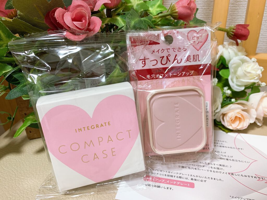 すっぴんメイカー CCパウダー/インテグレート/プレストパウダーを使ったクチコミ(2枚目)