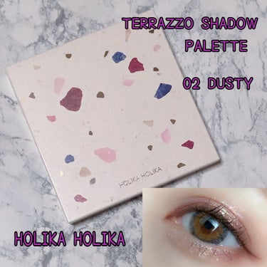 TERRAZZO Shadow palette/HOLIKA HOLIKA/パウダーアイシャドウを使ったクチコミ（1枚目）