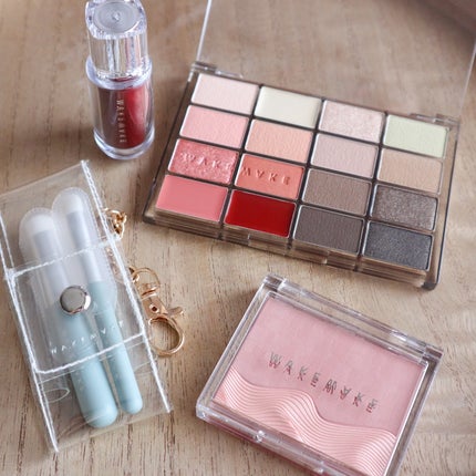 シアーレイヤリングデュアルブラッシャー/wakemake/パウダーチークを使ったクチコミ(1枚目)