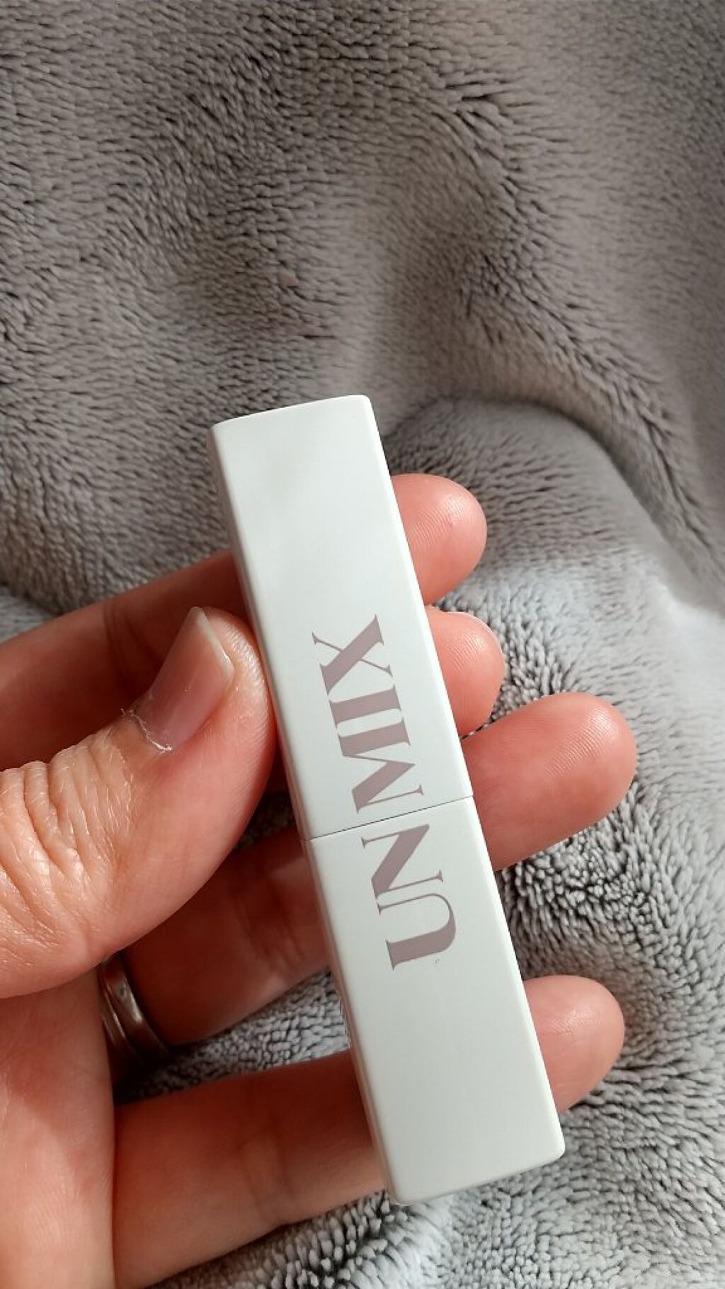 モイスチャーリップスティック グロウ 02 ピンクサファイア/UNMIX/口紅を使ったクチコミ（1枚目）