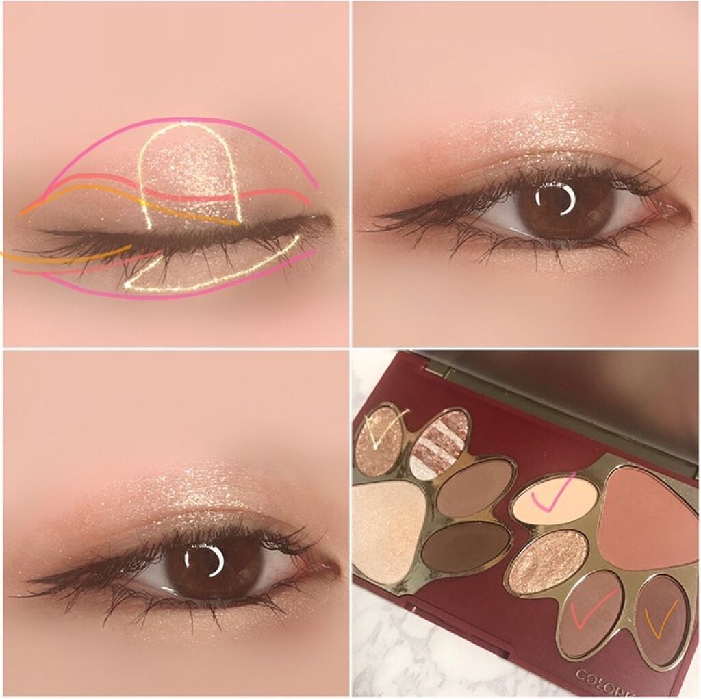 トラ十色アイシャドウパレット/COLORKEY/アイシャドウパレットを使ったクチコミ(2枚目)