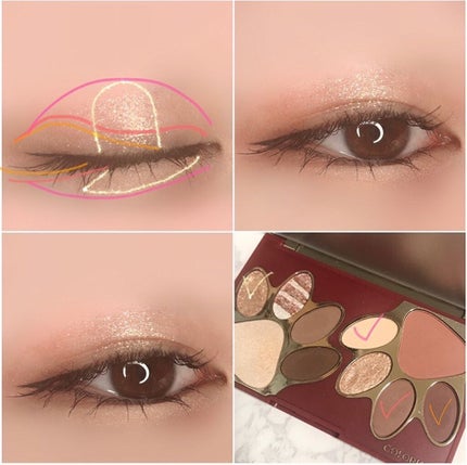 トラ十色アイシャドウパレット/COLORKEY/アイシャドウパレットを使ったクチコミ(2枚目)