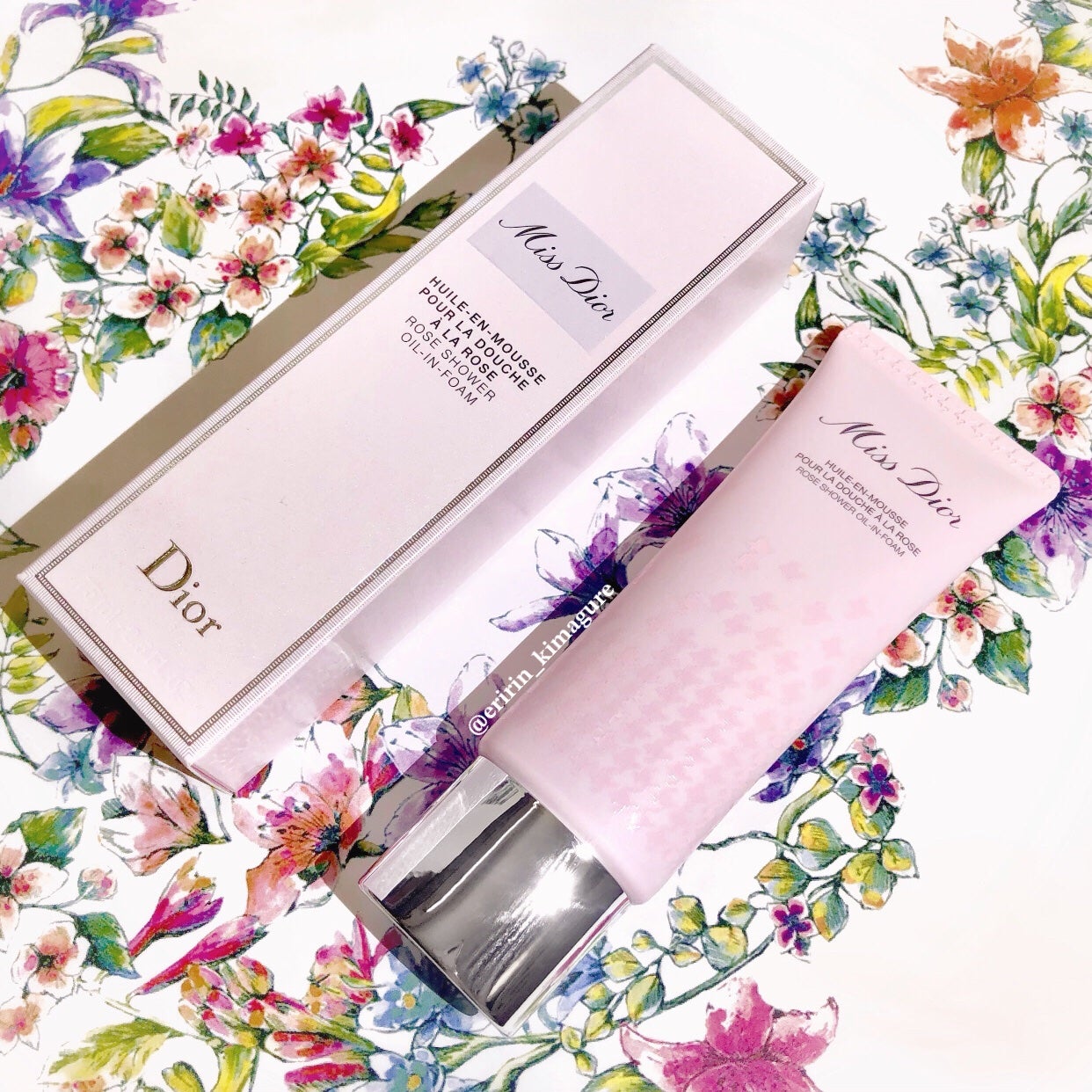 ミス ディオール ローズ シャワー オイル/Dior/ボディグッズを使ったクチコミ(7枚目)