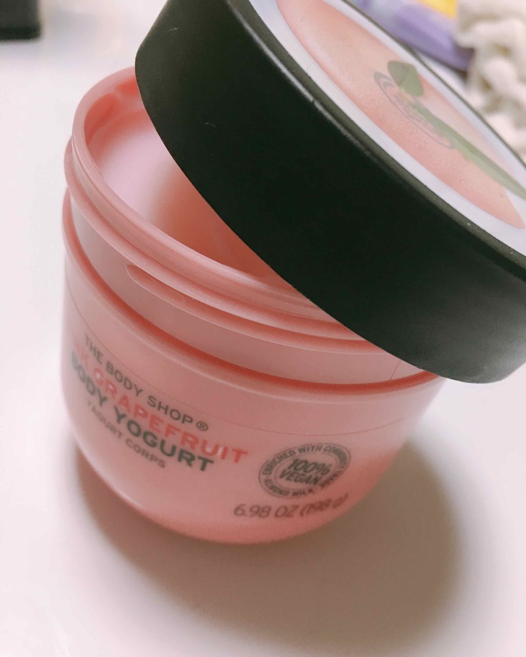 ボディヨーグルト ピンクグレープフルーツ/THE BODY SHOP/ボディローションを使ったクチコミ(1枚目)