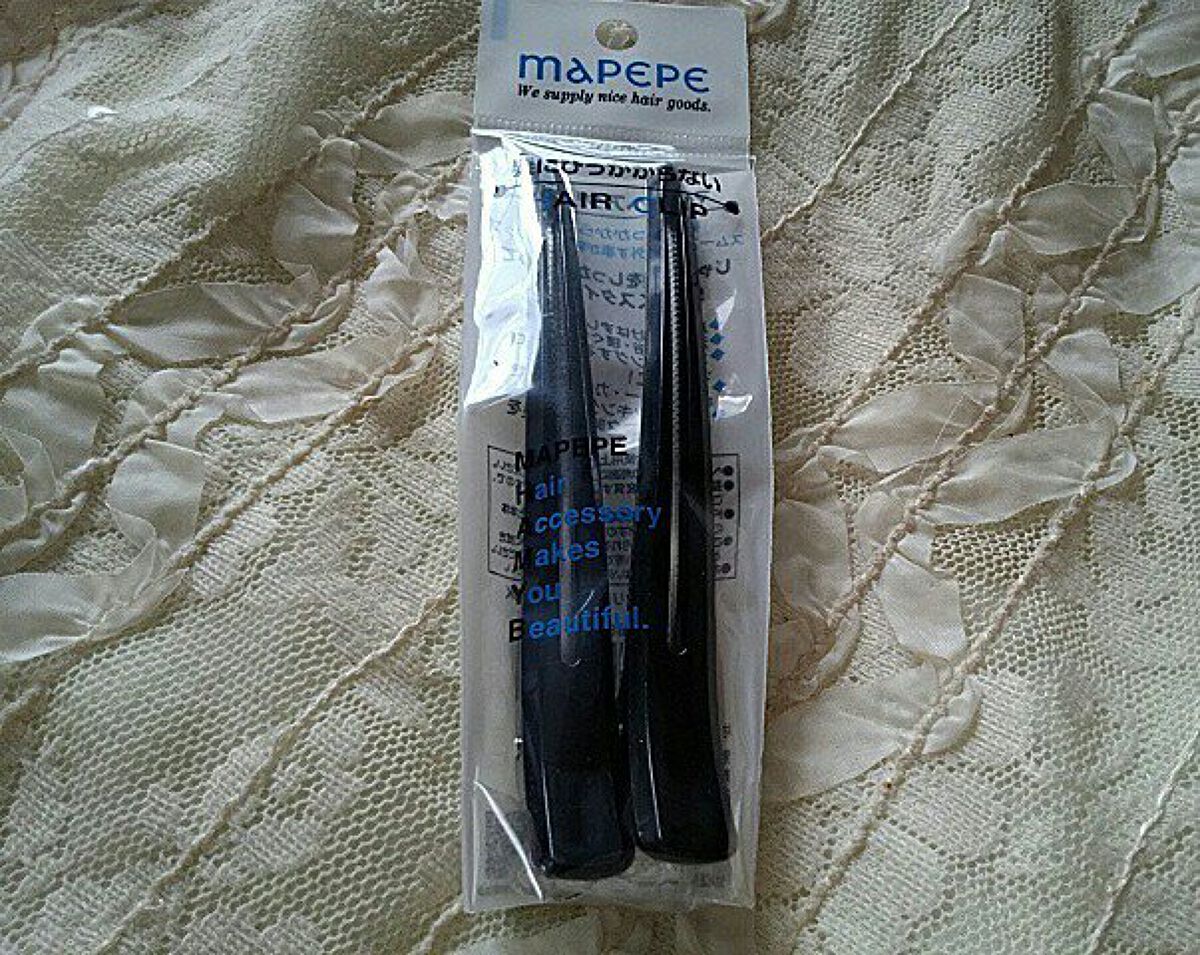 マペペ マイクリエイターズヘアクリップ2Pのクチコミ「マペペのヘアクリップLサイズ買ってみました。

トリートメントの時に纏めておくのに使おうと思い.....」（1枚目）