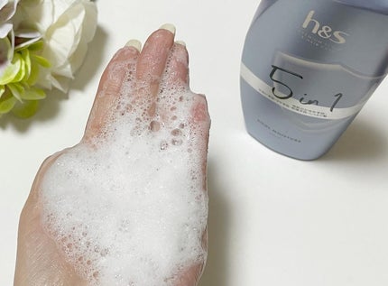 5in1クールモイスチャーシャンプー/コンディショナー/h&s/市販シャンプーを使ったクチコミ(3枚目)