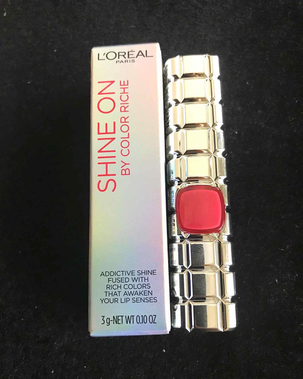 シャインオン/ロレアル パリ/口紅を使ったクチコミ(2枚目)