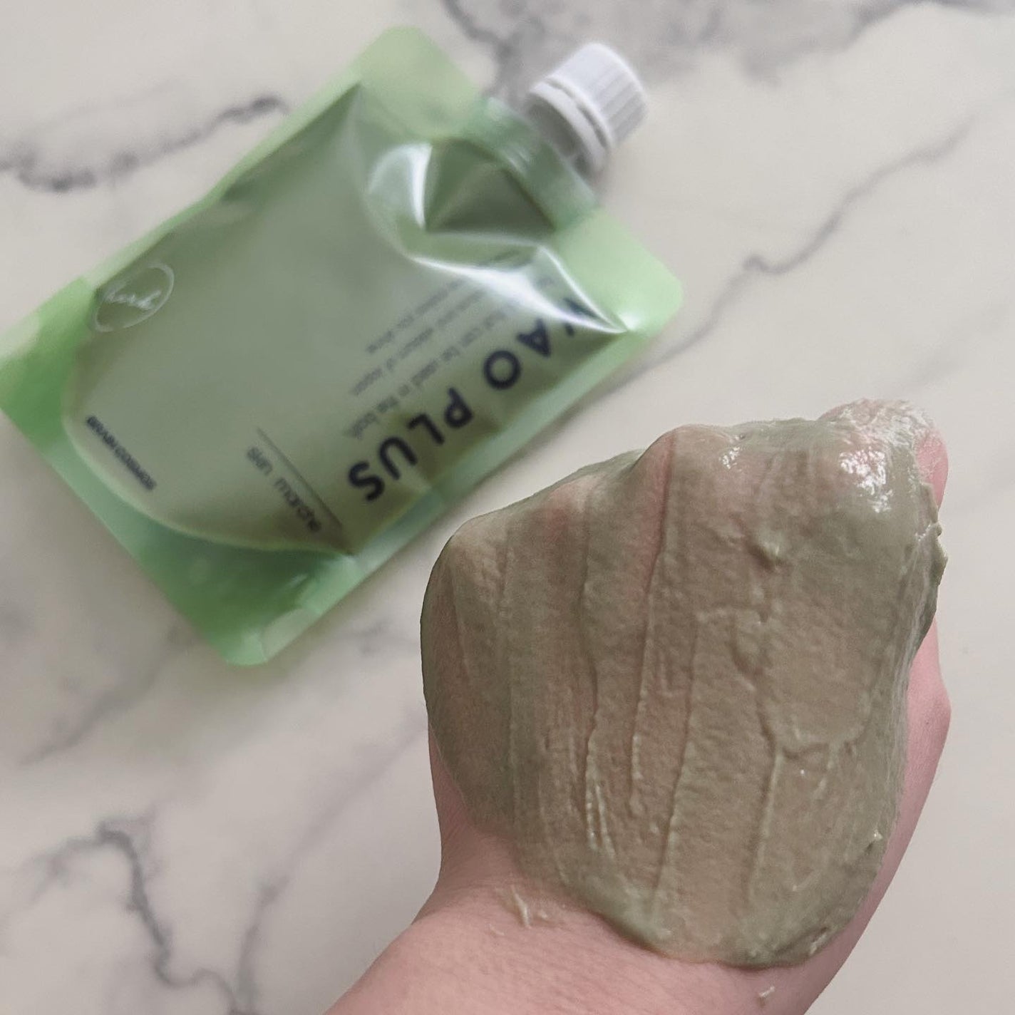 skinmarche WAOPLUS ハートリーフマグワートブースターマスク/ブレーンコスモス/洗い流すパック・マスクを使ったクチコミ(5枚目)