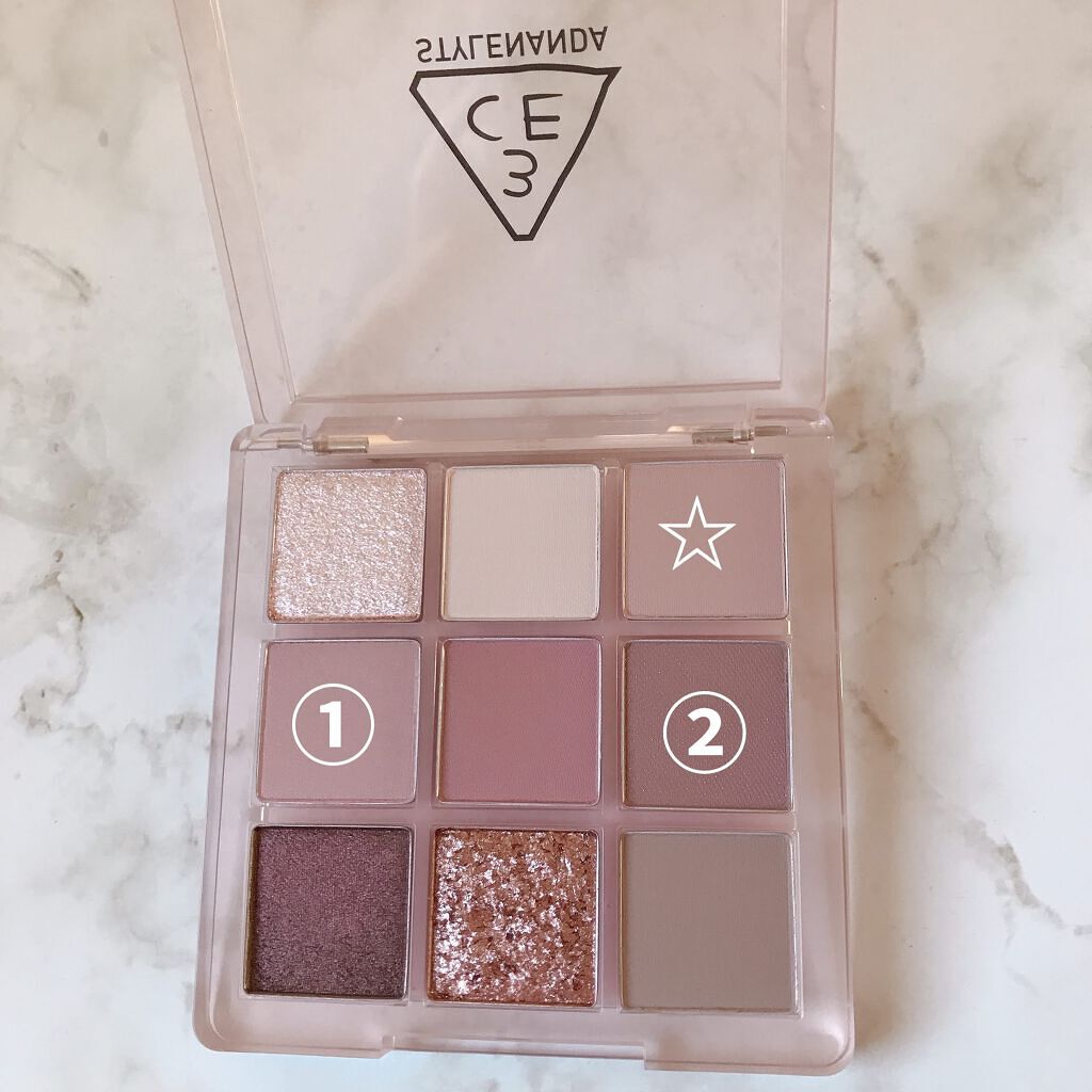 3CE マルチアイカラーパレット/3CE/アイシャドウパレットを使ったクチコミ（3枚目）